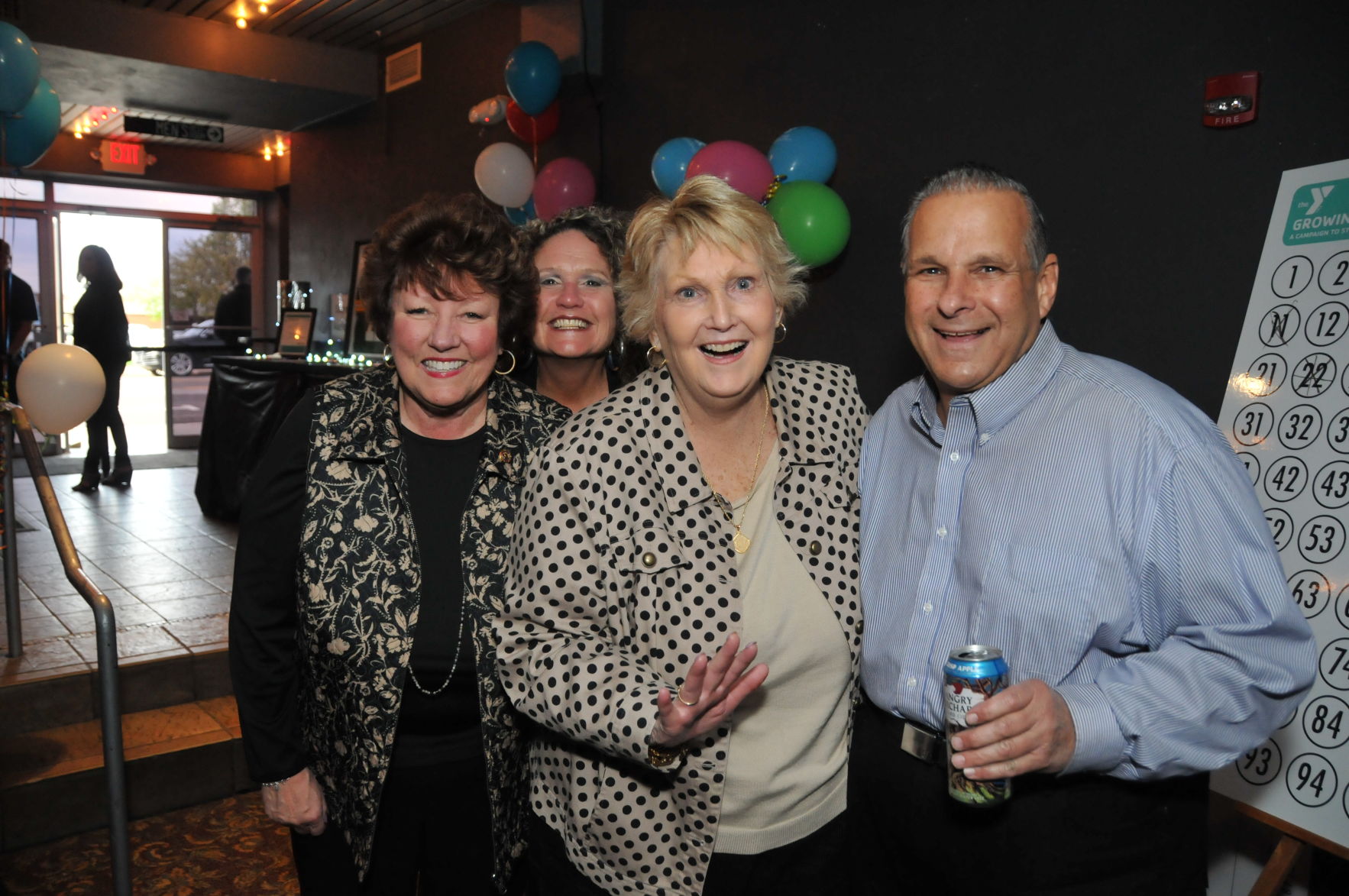 Julie Dobski, Marlene Shepherd, Karen and Tony DeAngelis